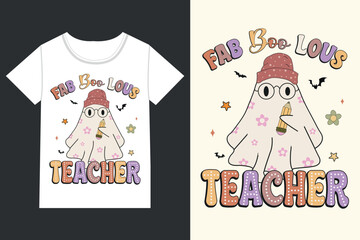 Fab boo teacher, Halloween eps file, 
Halloween
eps, Retro Halloween, Spooky, Pumpkin, Witchy, Ghost, Cute
Halloween eps, Cute Ghost, Boo, Pastel