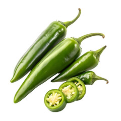 Fresh Green Jalapeños: Spicy Peppers