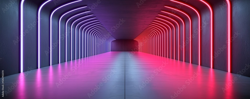 Poster a futuristic bridge that continuously reshapes itself, adapting to pedestrians in real-time, glowing