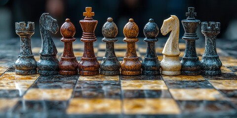 Checkmate Reality: A Symbolic Chess of Life  
