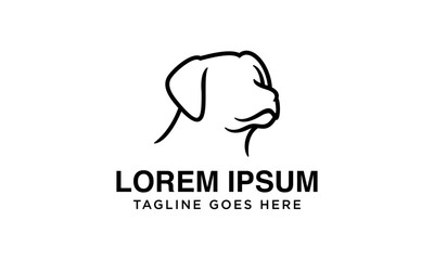 premium labrador dog logo