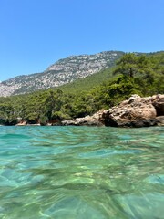 Obraz premium rocky coast in Akyaka