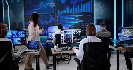 Data center administrator monitors server control