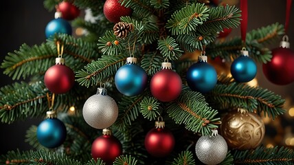 Christmas Tree with Decorations