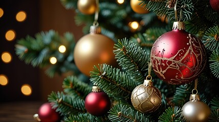 Christmas Tree with Decorations