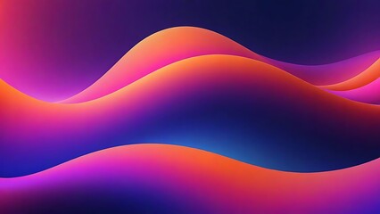 Fototapeta premium Abstract Colorful Gradient Waves Background