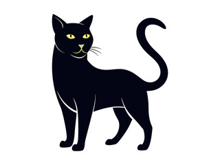 Kawaii Cat Vector Art | High-Quality Cute Kitten Illustration for T-Shirts and Stickers
