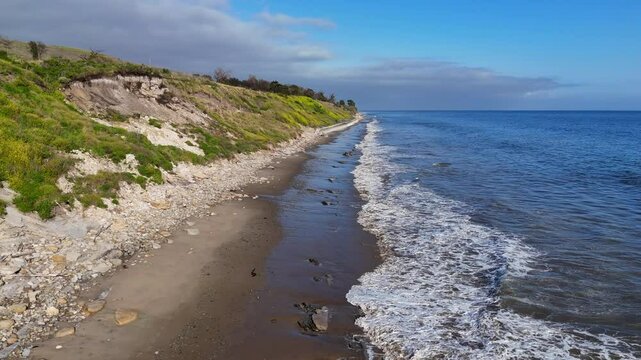 Pacific Ocean at Refugio State Beach, Santa Barbara County