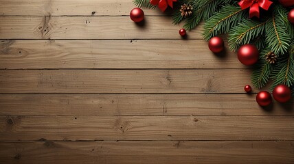 Christmas blank plain template mockup