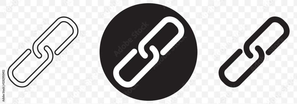 Poster internet url or webpage url link icons set. link, share link, external link, database, icon set. url