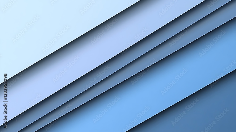 Aufkleber angled blue layers create an abstract design for a background