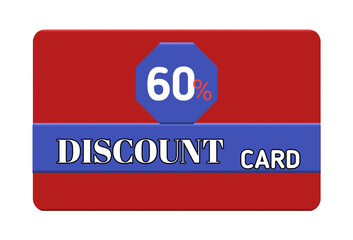 60% discount card and discount shopping card discount voucher