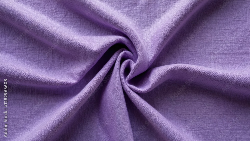 Poster purple fabric texture close-up detailed view showcasing soft folds and intricate woven patterns on a