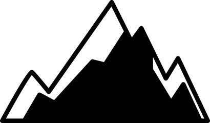 outline mountain design