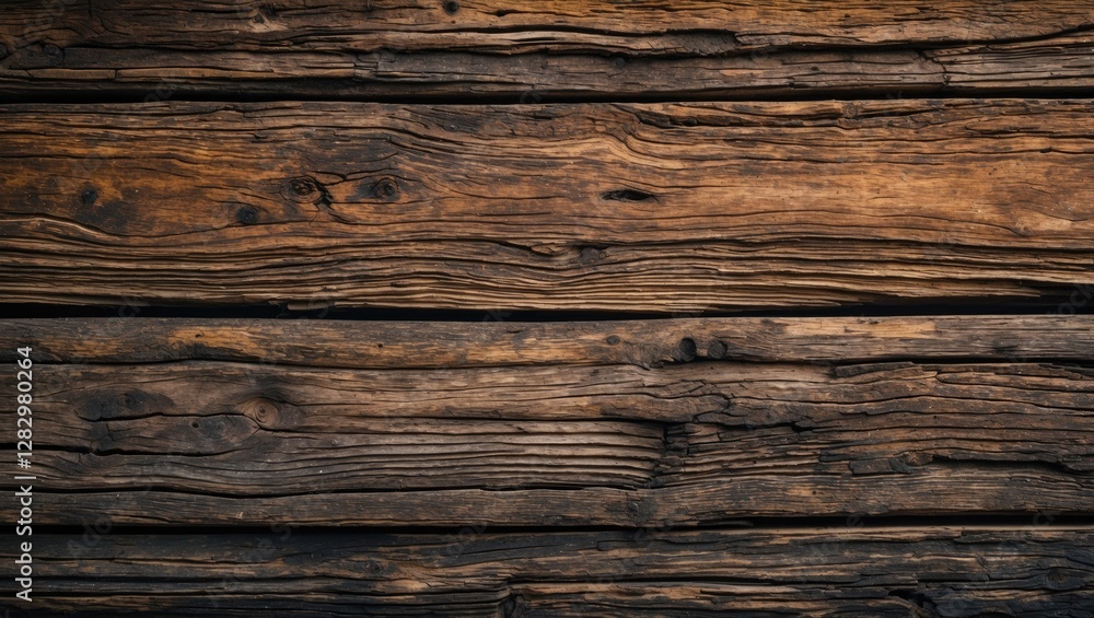 Poster textured wooden planks with rustic brown tones and visible grain patterns background image