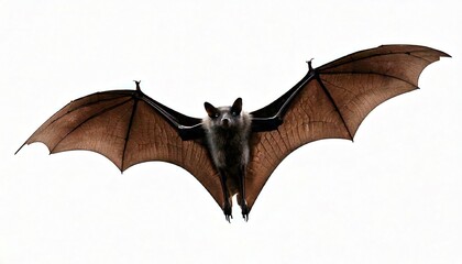 A majestic bat soaring through the night sky with outstretched wings.