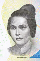 Tjut Meutia a portrait from Indonesian money