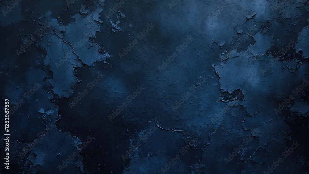 Poster dark textured navy blue background with abstract grunge pattern suitable for use in modern design an