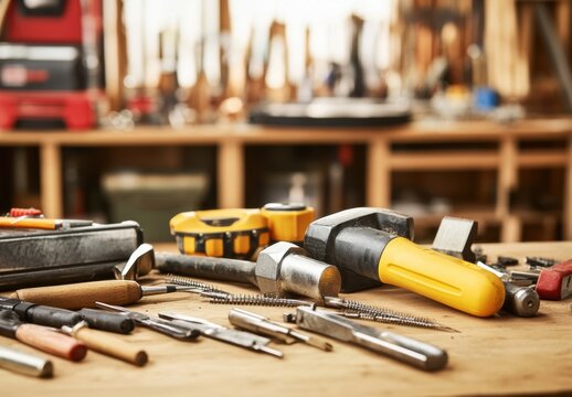 Organizing tools for efficient woodworking projects at home workshop focus on hand tools and accessories