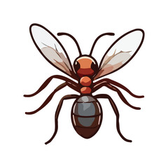 The ant  vector illustration icon 