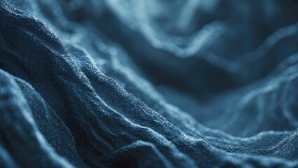 Blue abstract textured background with soft waves and selective focus for wallpaper and screen saver use. Ideal for design projects.