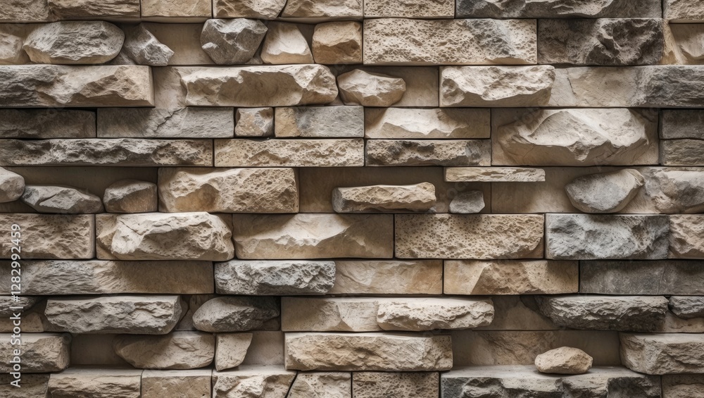 Poster natural stone texture wall background showcasing a blend of earthy tones and varied shapes for versa