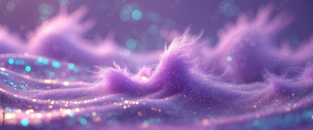 Poster dreamy lilac abstract background with soft textures and sparkling highlights ideal for creative pres