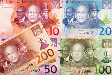 Banknotes of Lesotho a business background