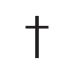 Christian cross catholic icon collection. Different style religious symbol 