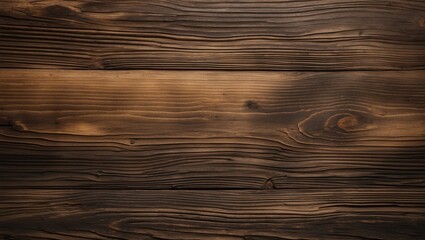 Fototapeta premium Dark wooden texture with deep grooves and natural patterns on surface suitable for backgrounds and design projects.