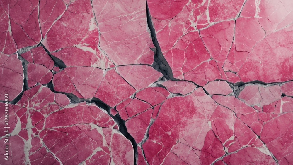 Poster elegant pink marble background with intricate cracks showcasing natural texture and depth ideal for 