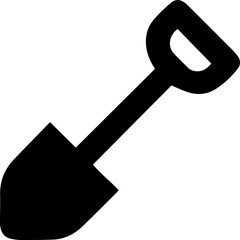 Shovel icon Vector illustration