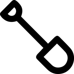 Shovel icon Vector illustration