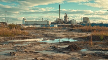 Industrial Landscape: Derelict Land and Refinery