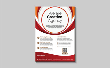 Corporate business flyer design template