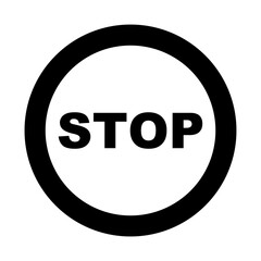 stop sign vector