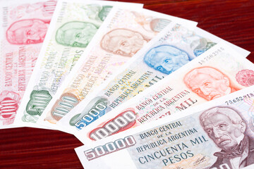 Old Argentine money a business background