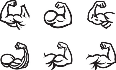 set of hand drawn illustrations of a man