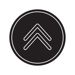 chevrons up icon. Thin, Light Regular And Bold style design isolated on white background
