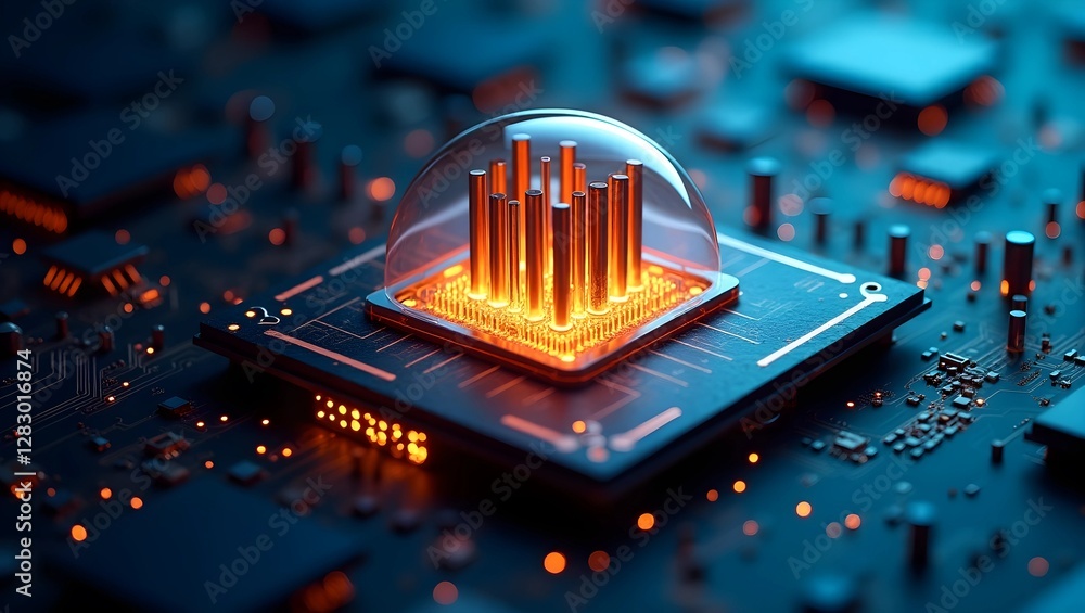 Poster the future of computing: a glimpse at quantum chip technology