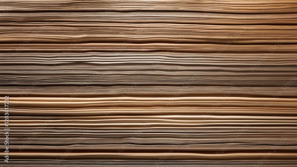 Poster horizontal wooden texture with layered lines in warm natural tones suitable for backgrounds and desi