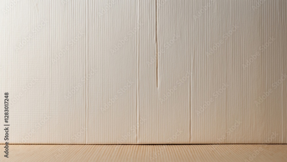 Poster neutral textured background with vertical lines and subtle gradients in soft cream tones, suitable f