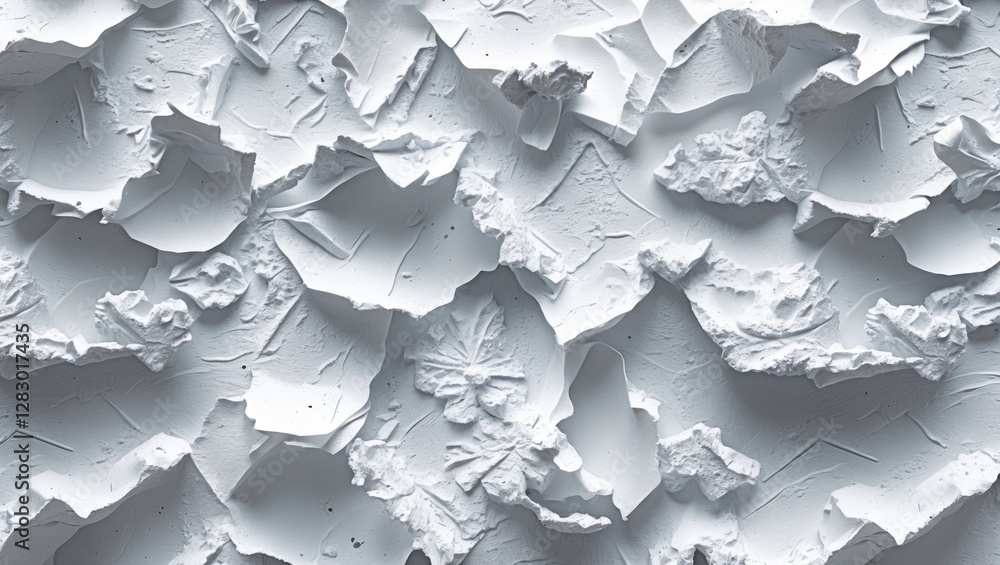 Poster textured white surface with chipped paint and layers creating a rough abstract pattern suitable for 