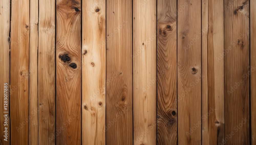 Poster varnished cedar wood planks background in a horizontal layout showcasing natural grain patterns and 