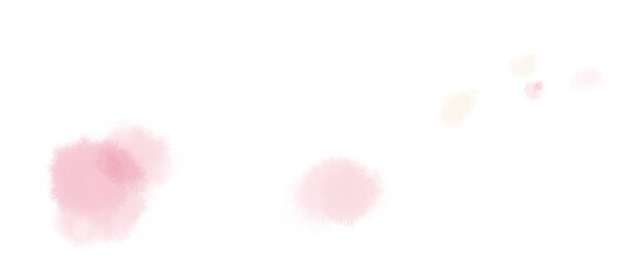 Naklejka premium ピンクの花びらのような光のあしらいイラスト