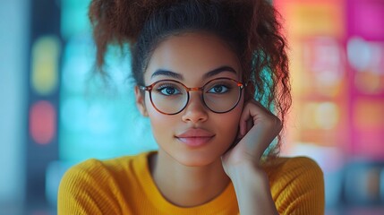 education and internship concept with female student solving math problem in university classroom focusing on learning knowledge academic growth and career skills