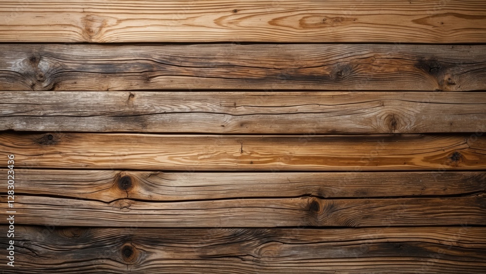 Aufkleber wooden planks background with natural grain texture and variations in color and finish in an abstrac