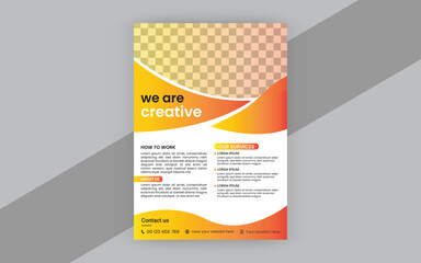 Modern Corporate  Flyer Design Template