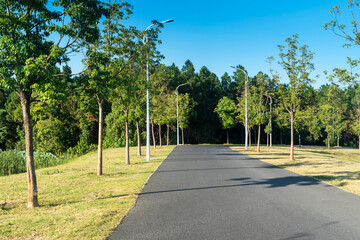 The road of City Park in China