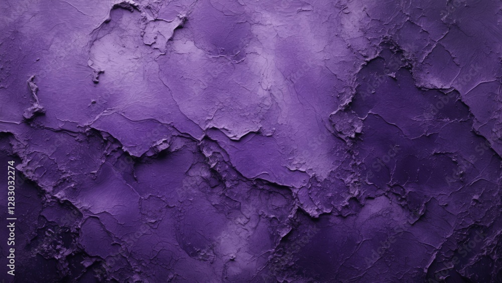 Poster textured purple wall background with uneven surface and abstract patterns in dark and light shades c